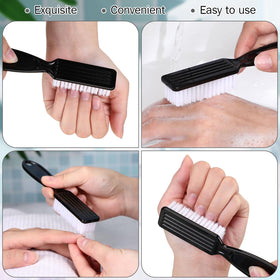 Patelai nail brush bristles close-up showing gentle yet effective cleaning action.
