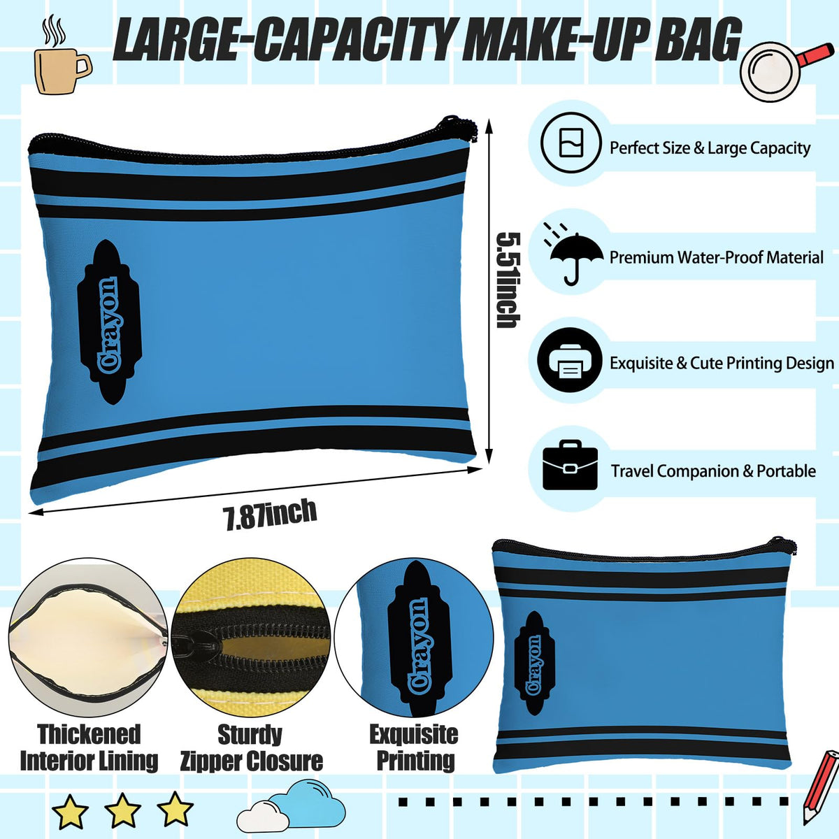 Paterr cotton canvas material closeup emphasizes durability for daily use