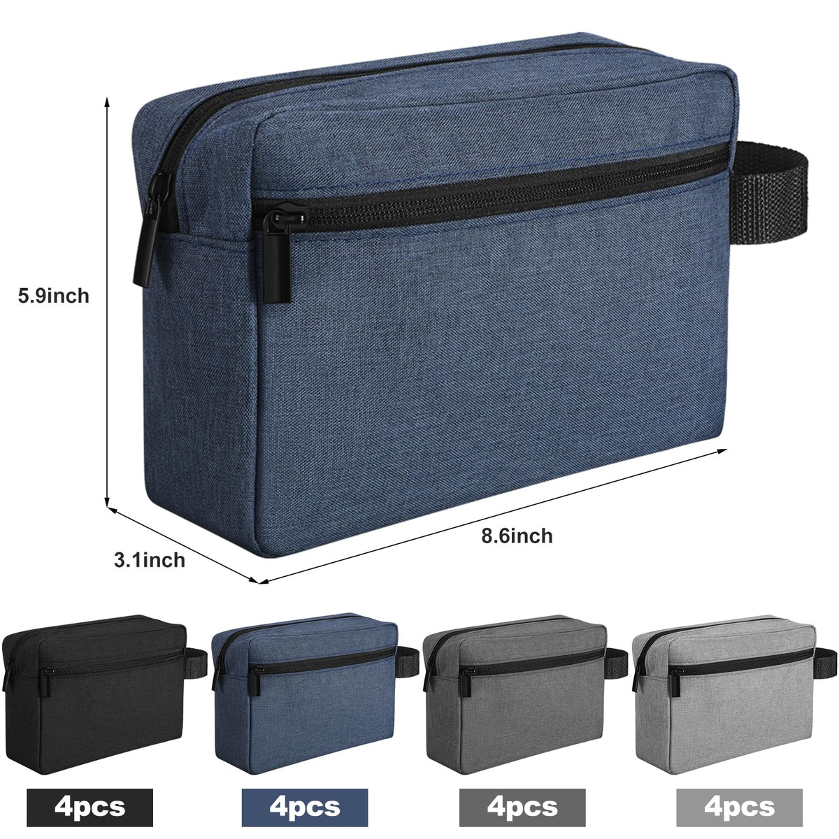 Paterr hanging cosmetic bag with divider helps organize essentials on the go