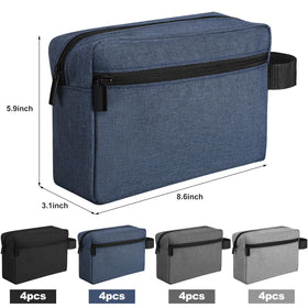 Paterr hanging cosmetic bag with divider helps organize essentials on the go