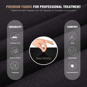 Patioman lash bed cover fabric close-up emphasizes soft, breathable material