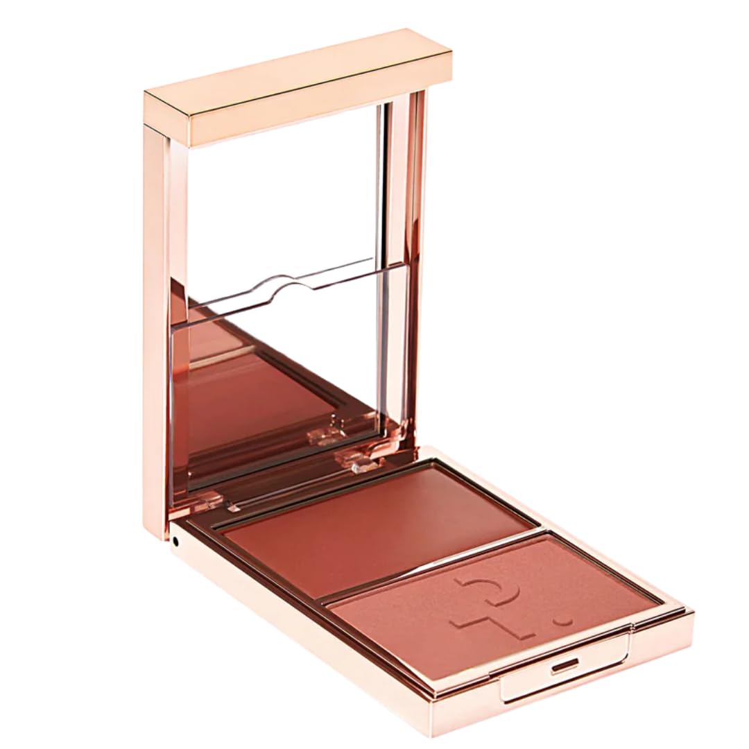 Patrick Ta Major Headlines creme blush swatch for a soft, natural-looking flush.