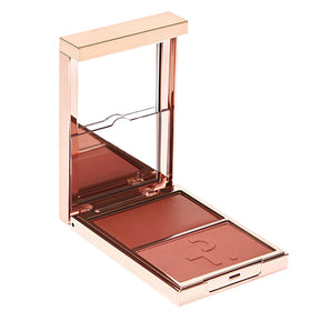 Patrick Ta Major Headlines creme blush swatch for a soft, natural-looking flush.