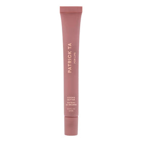 Patrick Ta Major Moisture Smoothing Lip Balm Cookie Butter compact with lasting hydration.
