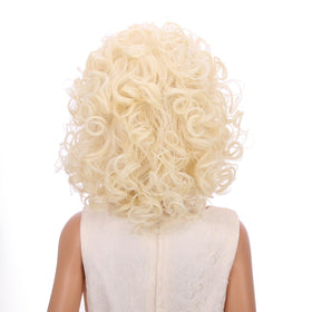 PATTNIUM blonde synthetic wig—soft texture easy to comb