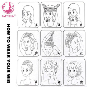 PATTNIUM lightweight 200 g wig suitable for all-day wear