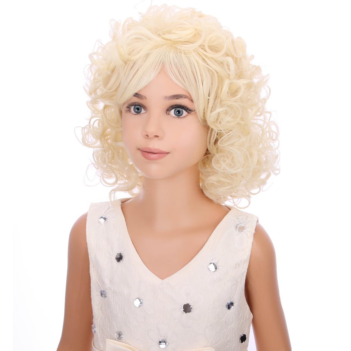 PATTNIUM kids wig with adjustable cap for secure, comfortable wear