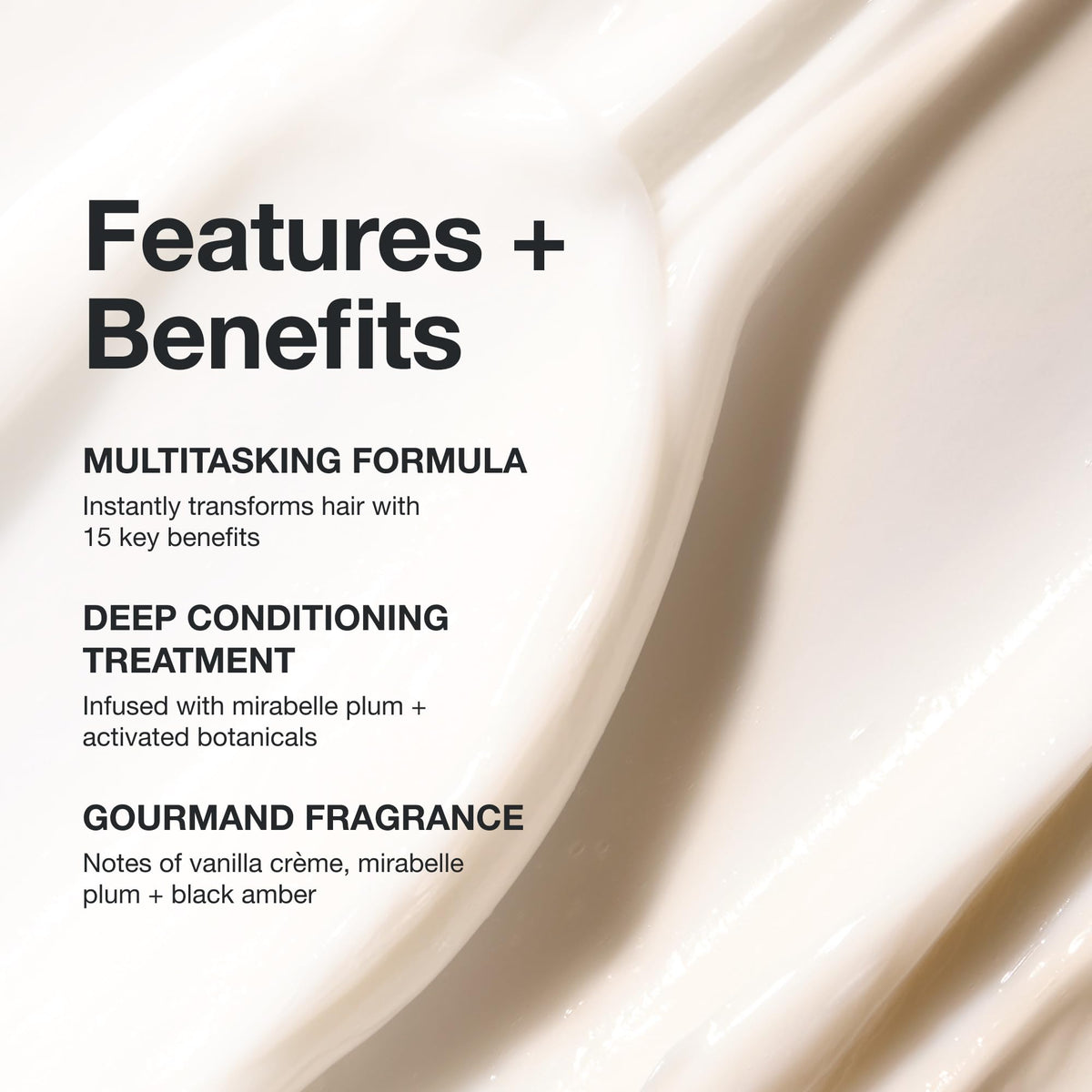 Paul Mitchell 15-In-1 Mask creamy texture ready for application.