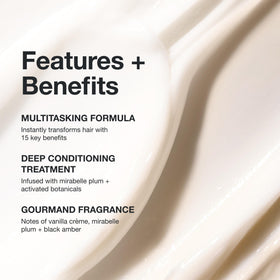 Paul Mitchell 15-In-1 Mask creamy texture ready for application.