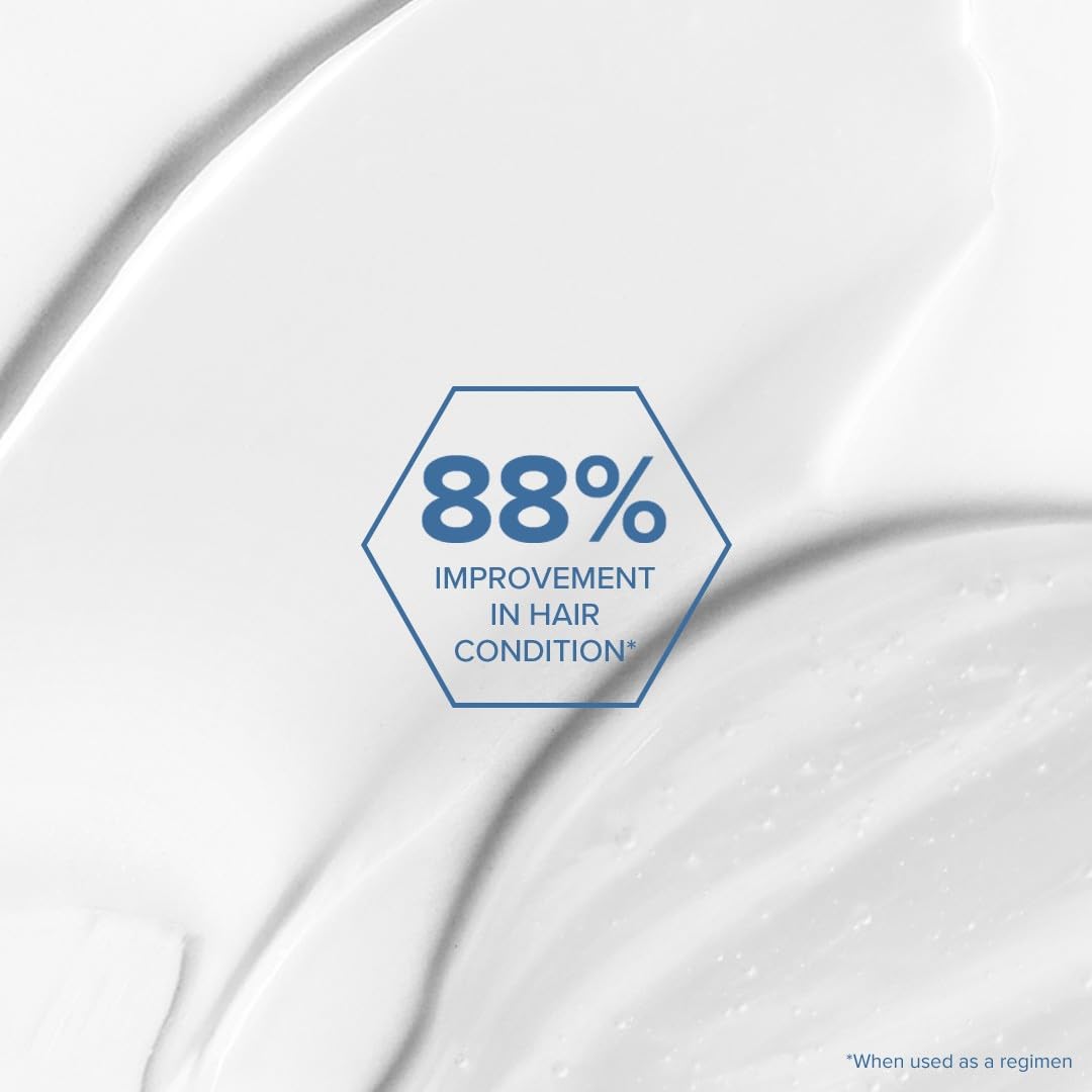Close-up of Bond RX texture showing lightweight formula on fragile hair