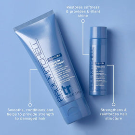 Paul Mitchell Bond Rx Leave-In hair texture detail reveals softness and frizz control.