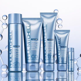 Paul Mitchell Bond Rx Leave-In close-up highlights Bond Rx technology.