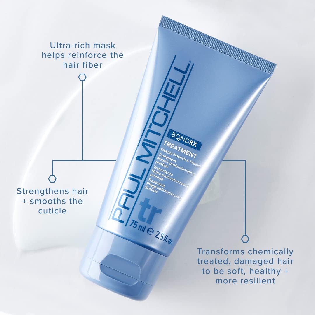 Paul Mitchell Bond RX mask texture shows rich formula for chemically treated hair.