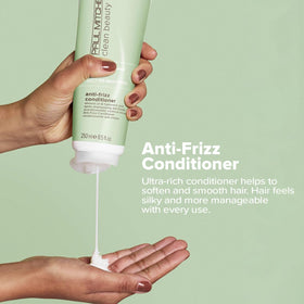 Paul Mitchell conditioner smooths textured hair for easier manageability and everyday styling.