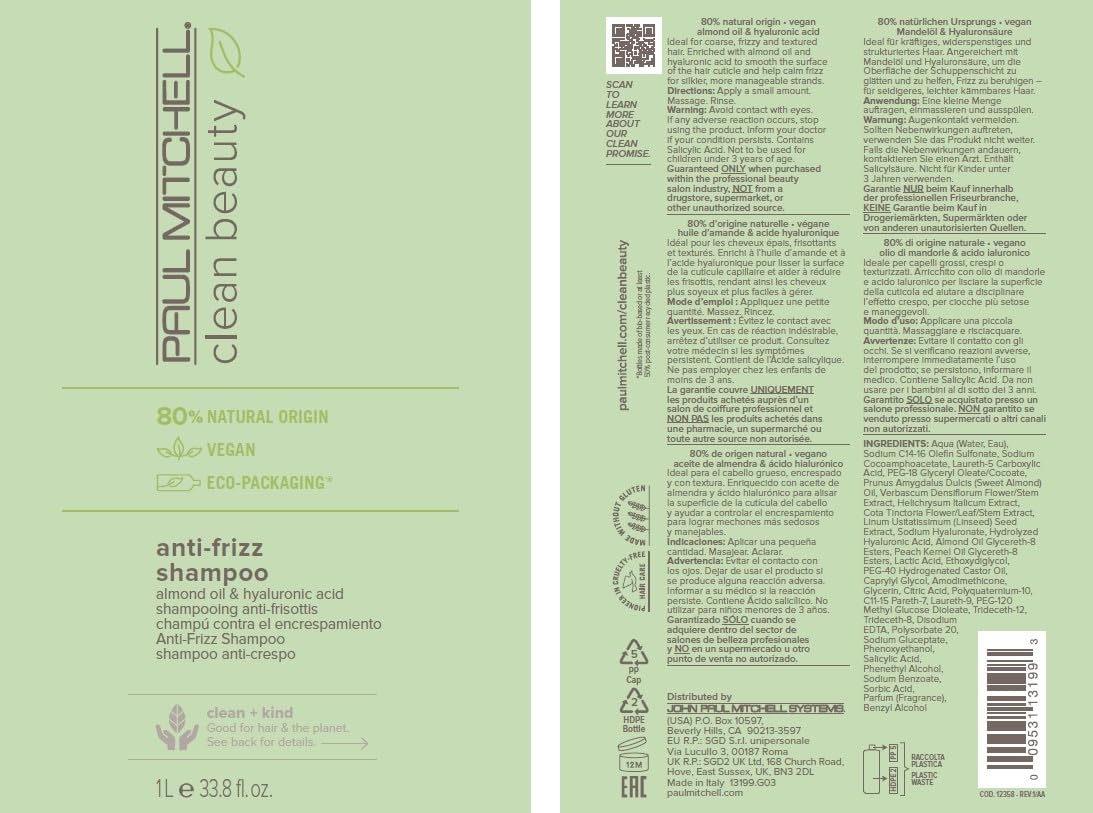 Back of bottle with product details and clean beauty branding
