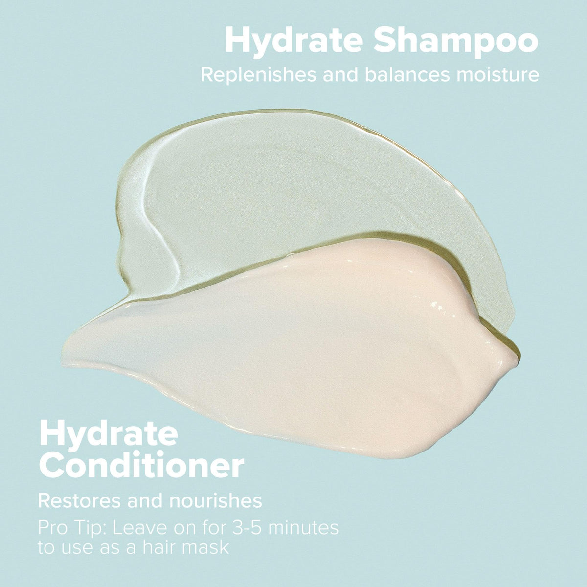 Applying Paul Mitchell Hydrate Conditioner demonstrates easy distribution for even moisture.