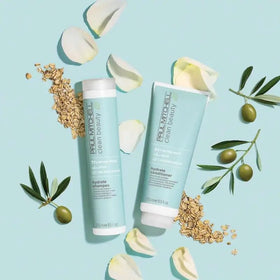 Hair shows shine after using Paul Mitchell Hydrate Conditioner.