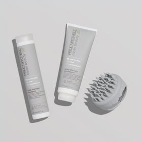 Paul Mitchell Scalp Therapy bottle image conveys daily refreshing wash for all hair types.