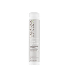 Paul Mitchell Clean Beauty Scalp Therapy Shampoo bottle promotes gentle cleansing and scalp refreshment.