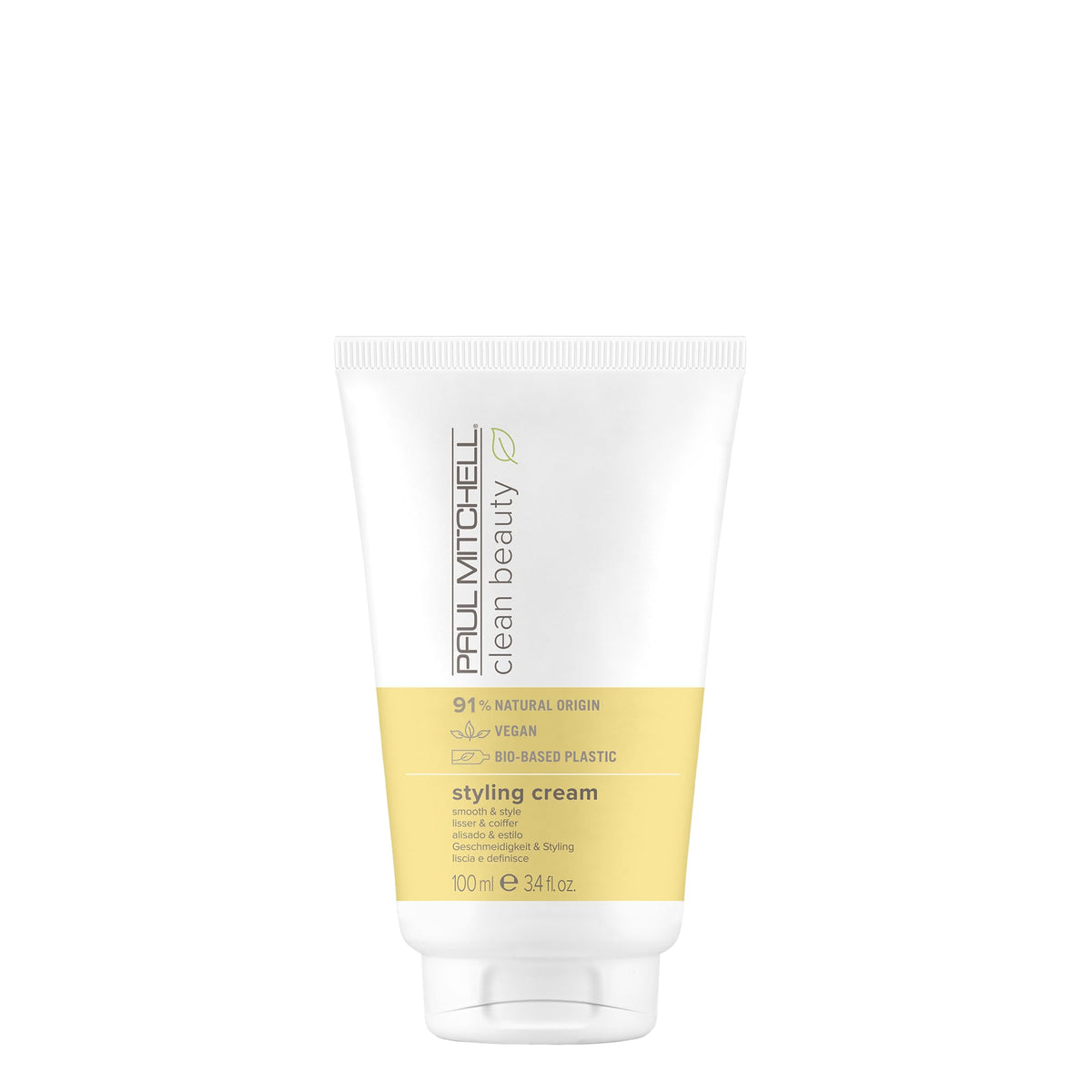 Paul Mitchell Clean Beauty Styling Cream bottle for all hair types.
