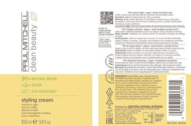 Eco-friendly packaging using sugarcane for Paul Mitchell Clean Beauty.