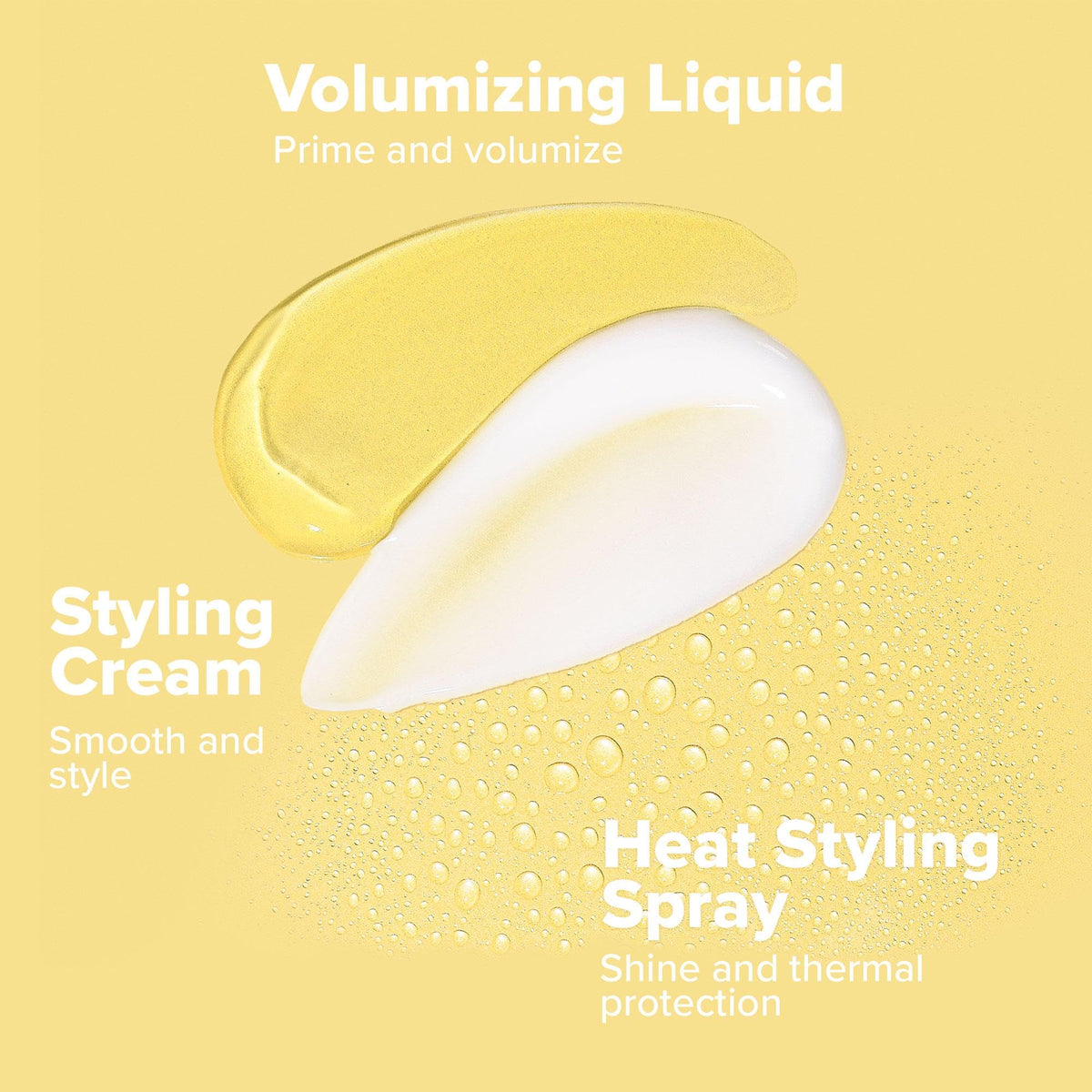 Close-up of hair after applying Paul Mitchell Volumizing Liquid for shine