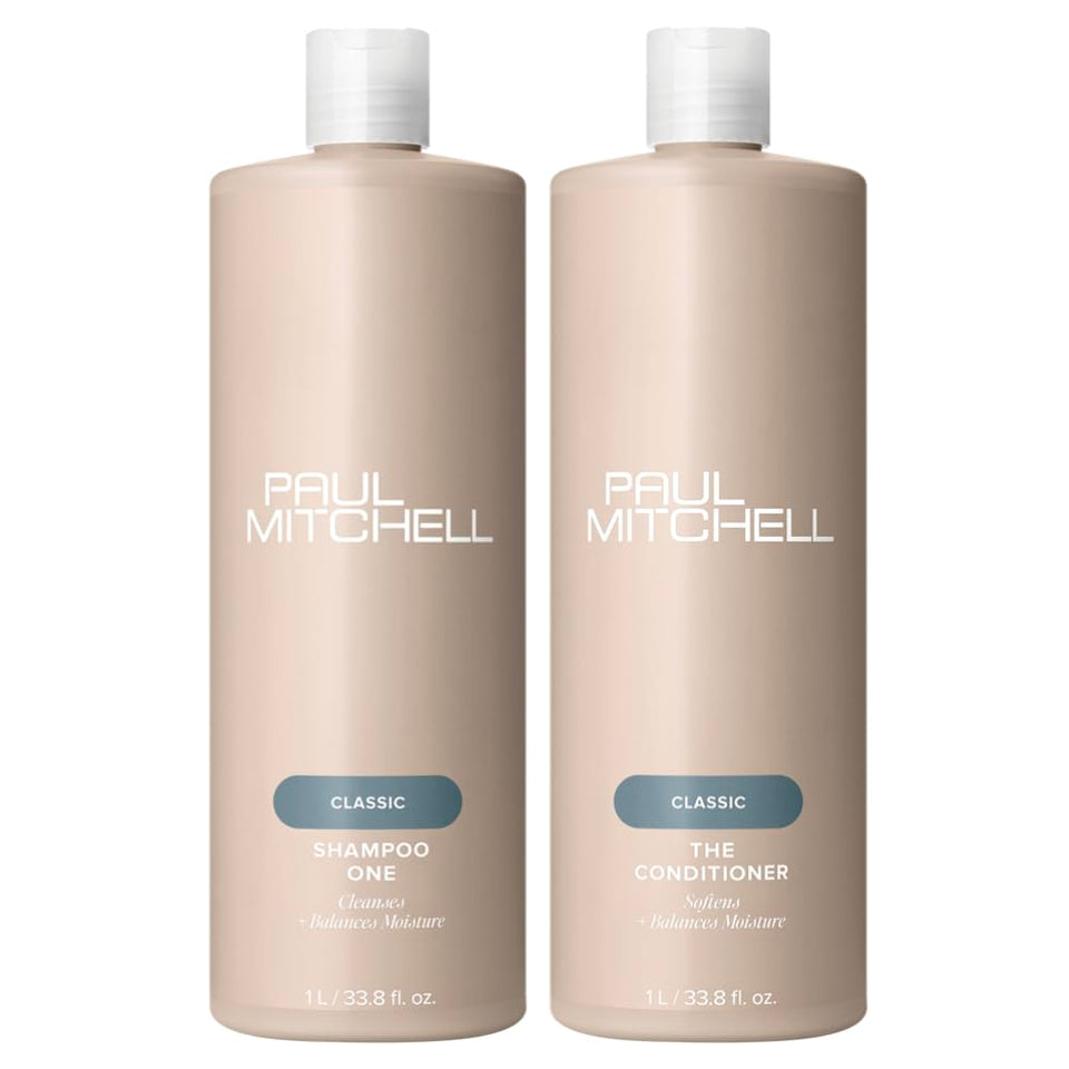 Paul Mitchell Cleanse bottle pour highlights shine and color-safe cleansing.