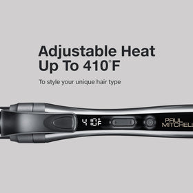 Paul Mitchell Clipped 3-in-1 power base with smart heat control for even styling.