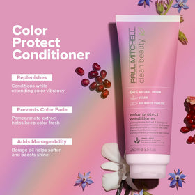 Paul Mitchell Color Protect conditioner pump dispense for smooth application
