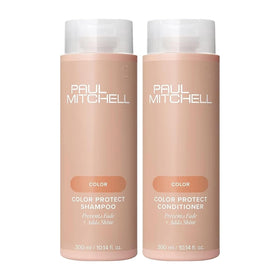Paul Mitchell Color Protect Shampoo bottle showing color preservation and shine