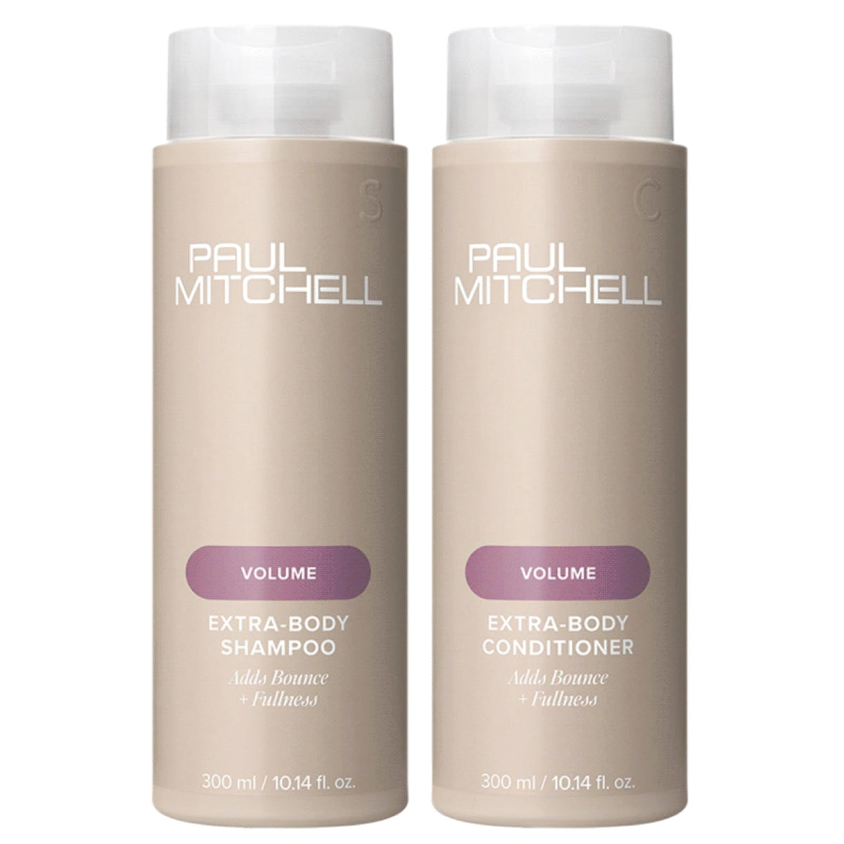 Paul Mitchell Extra-Body holiday gift set packaging highlights volumizing system for fine hair