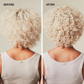 Paul Mitchell violet shampoo close-up emphasizes gentle daily-use formula