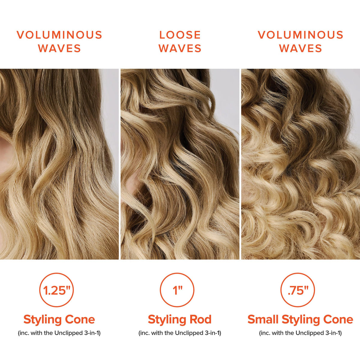 Paul Mitchell Pro Tools Express Ion Unclipped 3-in-1 wand delivers salon-quality results at home.