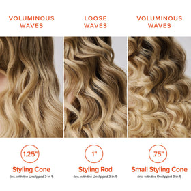 Paul Mitchell Pro Tools Express Ion Unclipped 3-in-1 wand delivers salon-quality results at home.