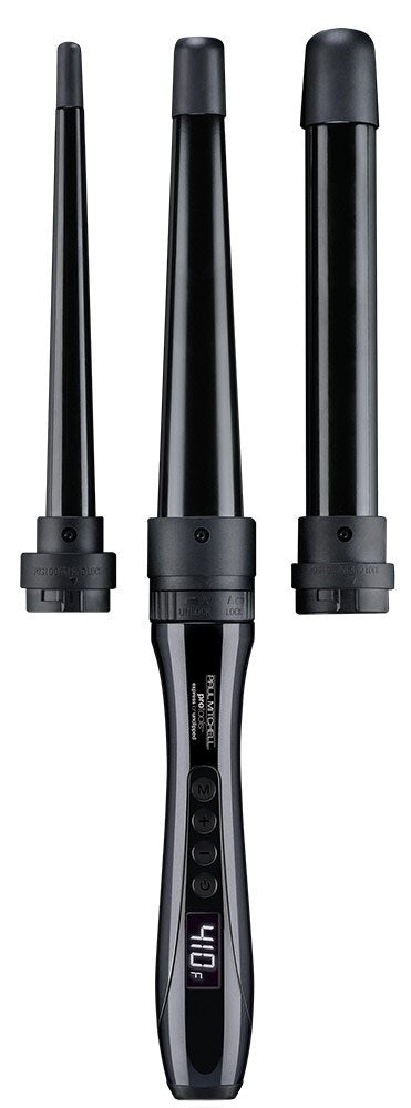 Paul Mitchell Pro Tools Express Ion Unclipped 3-in-1 wand for versatile curls and waves.