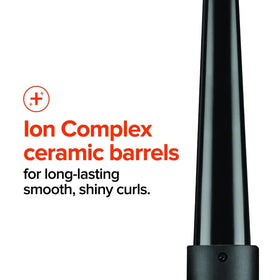 Paul Mitchell Pro Tools Express Ion Unclipped 3-in-1 interchangeable ceramic barrels for styling versatility.