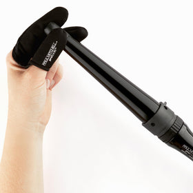 Paul Mitchell wrap-and-release technique protects hair during curling sessions.