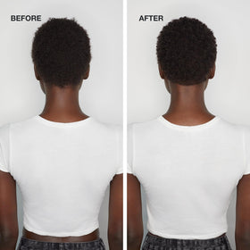 Eco-friendly Paul Mitchell packaging using post-consumer recycled materials.