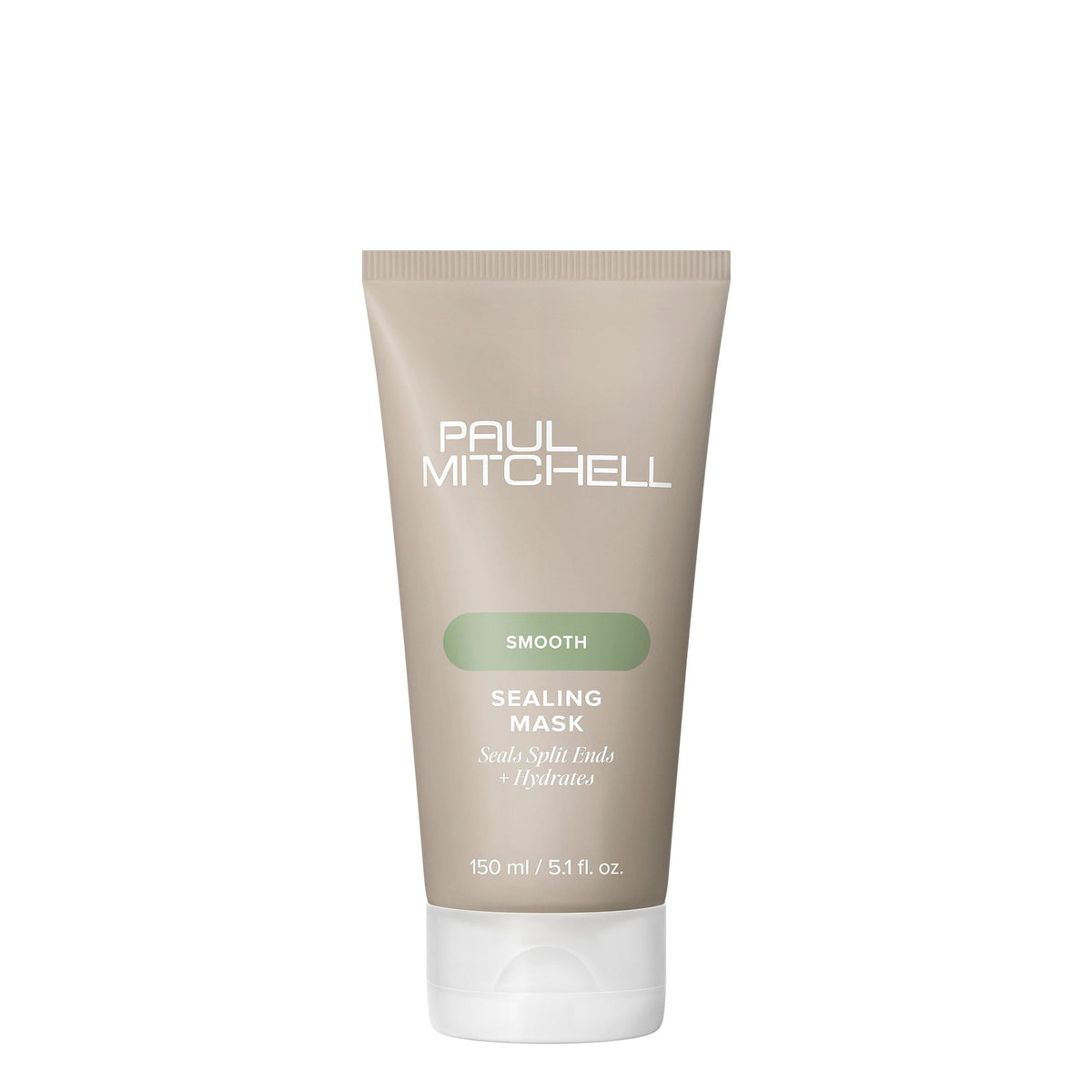 Paul Mitchell Sealing Mask bottle front view highlighting hydration benefits.