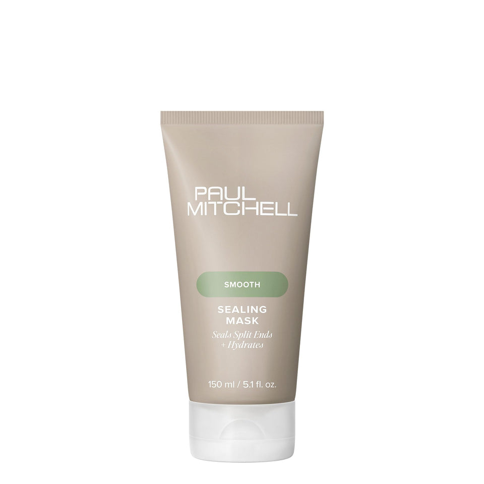 Paul Mitchell Sealing Mask bottle front view highlighting hydration benefits.