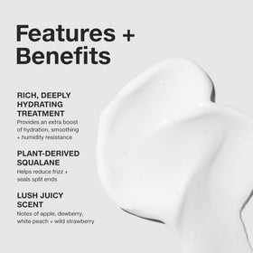 Paul Mitchell Sealing Mask jar with squalane emphasizes frizz control.