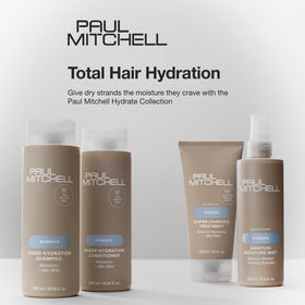 Hair with enhanced shine after using Paul Mitchell Super-Charged Treatment