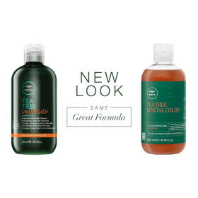 Paul Mitchell Tea Tree Special Color Conditioner bottle for detangling and color fade protection.