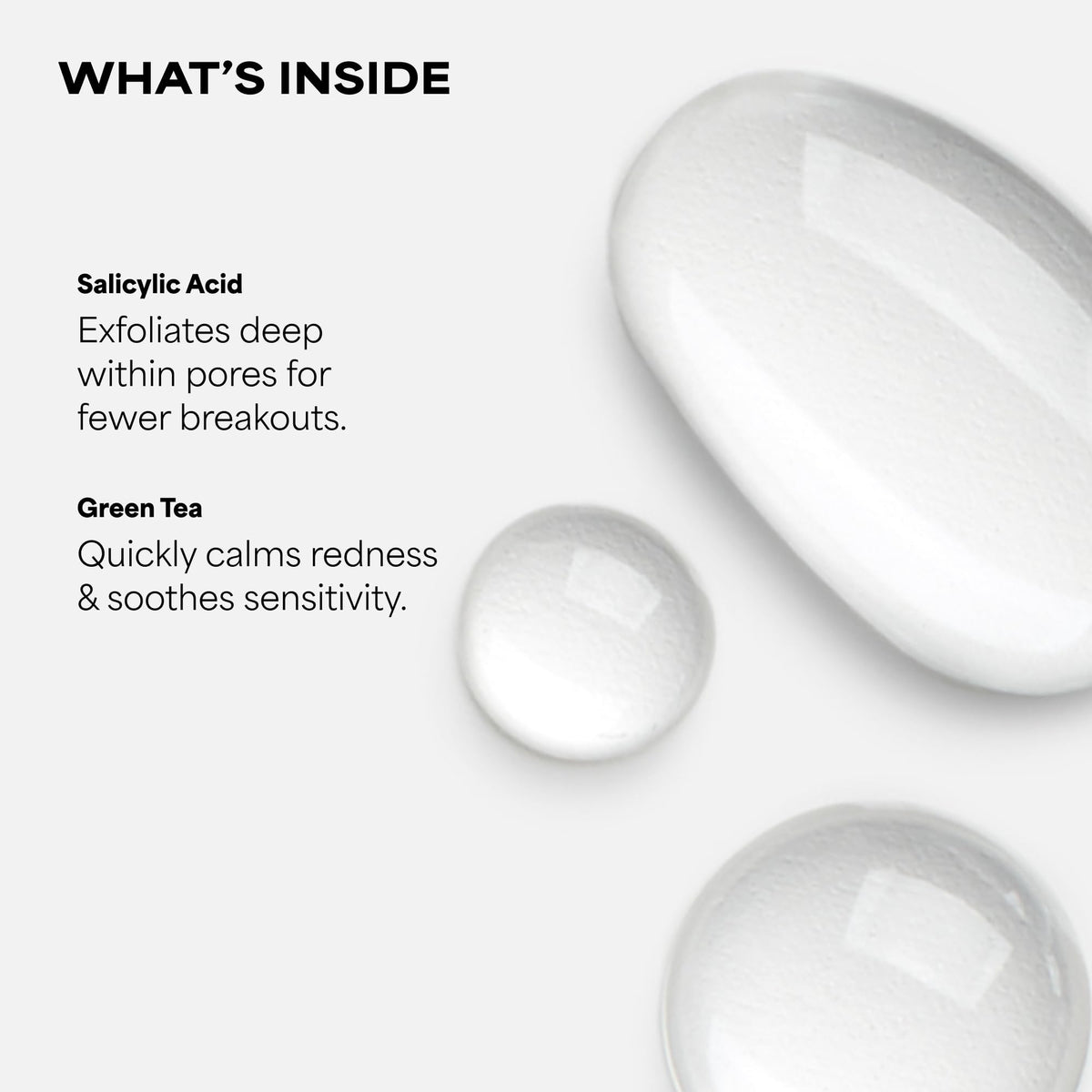 Paula's Choice CLEAR Exfoliating Solution label close-up highlights the 2% SA.