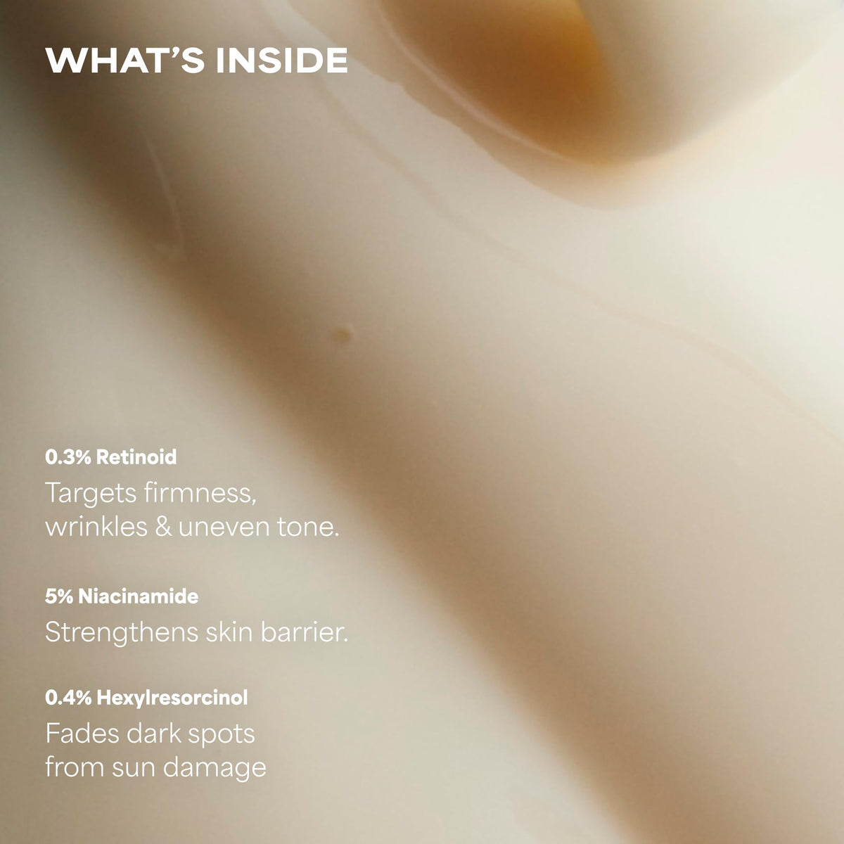 Paula's Choice RESIST key ingredients highlight niacinamide and retinoid benefits.