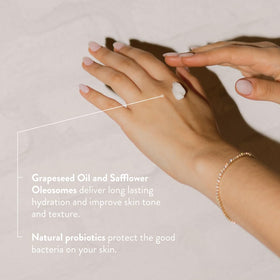 PAUME balm texture swatch, demonstrating smooth glide without heaviness.