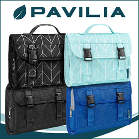 PAVILIA large capacity design fits toiletries, cosmetics, and tools.