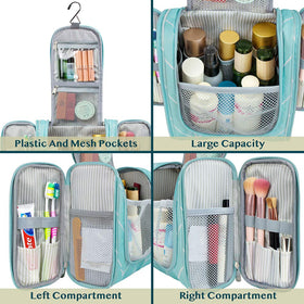 PAVILIA side pocket holding makeup brushes and tools.
