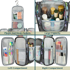 PAVILIA Toiletry Bag durable water resistant fabric for travel