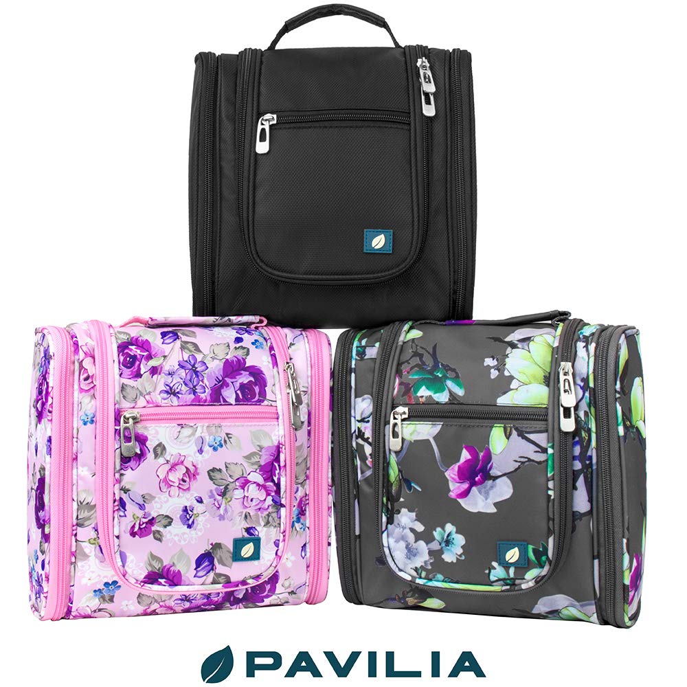 PAVILIA Toiletry Bag easy to wipe clean and maintain